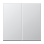 Клавиша для KNX кнопки, 2 группы металл алюминий