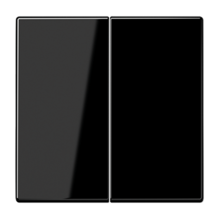 Клавиша для KNX кнопки, 2 группы дюропласт черный