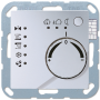 KNX-регулятор с ручкой для установки температуры алюминий