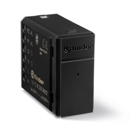 Модульное электронные реле 1CO 6A питание 230В АC BLE- Yesly цвет черный упаковка 1шт.