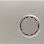 KNX-регулятор с шинным сопряжением без ручки для установки температуры благородная сталь