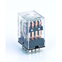 Промежуточное реле 4 конт. с LED инд. 5А 12В DC ПР-102