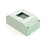 Корпус пластиковый навесной 2-4 модуля, IP30, БЕЛЫЙ, ЩРН-П-2/4