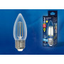 Лампа светодиодная LED-C35-11W/3000K/E27/CL PLS02WH LED. "свеча", прозр. Серия Sky. 3000К .