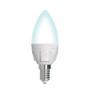 Лампа светодиодная LED-C37 7W/4000K/E14/FR/DIM PLP01WH LED, димм.. «свеча», мат, серия Яркая, пр-во Россия, 4000К .