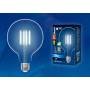 Лампа светодиодная LED-G125-10W/WW/E27/CL PLS02WH LED. "шар", прозр. колба. 3000К Серия Sky