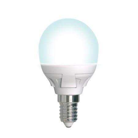 Лампа светодиодная LED-G45 7W/4000K/E14/FR/DIM PLP01WH LED, димм.. «шар», мат, серия Яркая, пр-во Россия, 4000К .