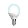 Лампа светодиодная LED-G45 7W/4000K/E14/FR/DIM PLP01WH LED, димм.. «шар», мат, серия Яркая, пр-во Россия, 4000К .