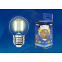 Лампа светодиодная LED-G45-5W/WW/E27/CL/MB GLM10TR LED. «шар», прозр Серия Multibright. 3000K 100-50-10 .