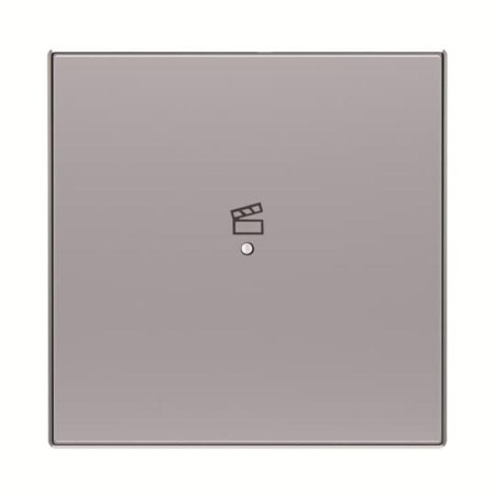SRS-1-85PL Клавиша одинарная free@home, SKY, сцена, серебристая