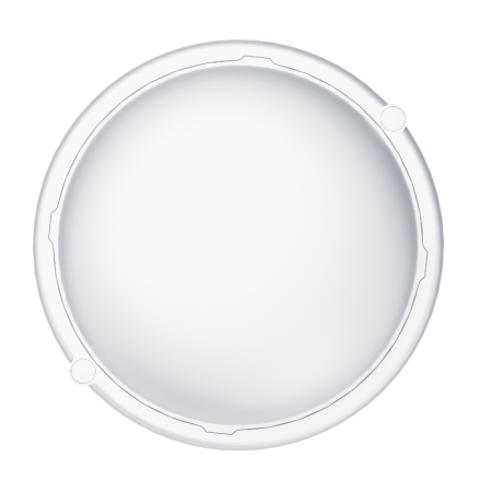 Светильник светодиодный для ЖКХ OBL-R5-12-4K-WH-IP65-LED