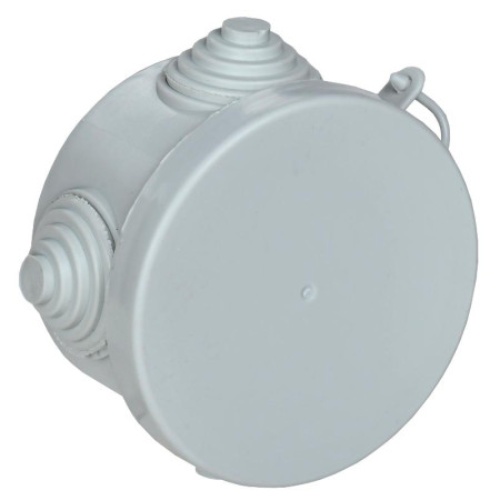 Коробка расп. КМ для о/п D65х40мм IP54 4 вв (7035)