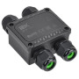 Коробка распределительная герметичная WTP-403 4 ввода M25 IP68 123x82x42мм 4 клеммы до 6 мм.кв.
