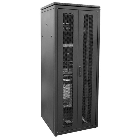 ITK LINEA N Шкаф 42U 750х800мм укомпл. дв. перф. расп. чер.