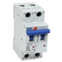Выключатель автоматический двухполюсный OptiDin BM63-2B20-DC-RP-УХЛ3