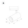 Светильник LGD-SPOT-2TR-R45-7W Day4000 (GD, 24 deg, 230V) (Arlight, IP20 Металл, 3 года)