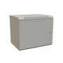 WR-TW-1545-SR-RAL7035 Шкаф настенный 19-дюймовый (19"), 15U, 775x600х450мм, цельнометал.,дверь с замком, цвет серый (RAL 7035)