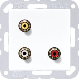 2x Cinch Audio (RCA) / Composite Video