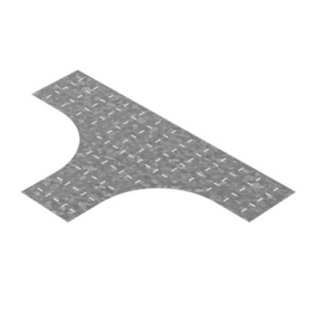 Донная вставка для тройника для лотков НЛО 300 мм, толщ. 1,0 мм, гор. цинк, 341353