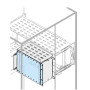 Перегородка+уголок P2 H200мм W600мм