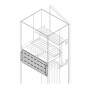 Перегородка верт.задн. H250мм W600мм