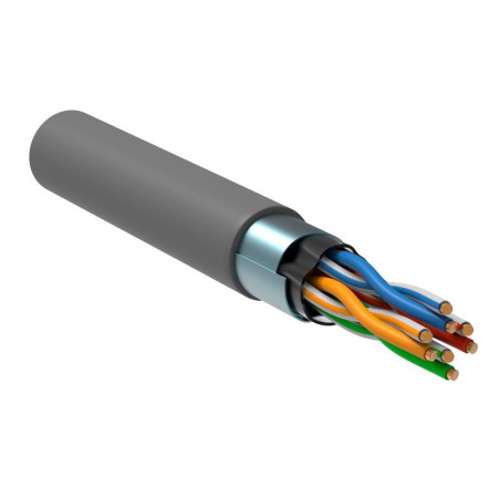 ITK Витая пара F/UTP 5E 4х2х24AWG LSZH серый (305м) РФ/С