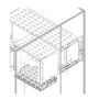 Перегородка гориз.4B, позиция P1 W800мм