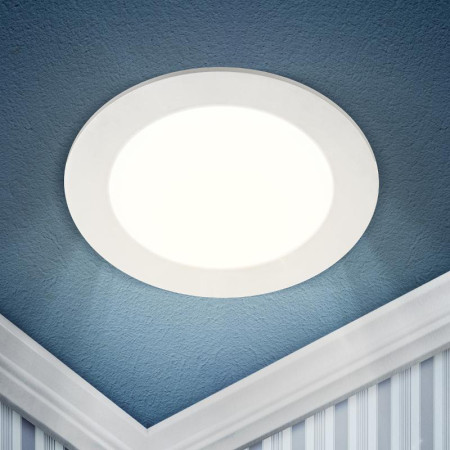 Светильник светодиодный встраиваемый downlight LED 1 24Вт 4000К белый круг