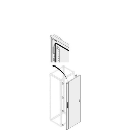 Дверь глухая IP65 H2000мм W600мм
