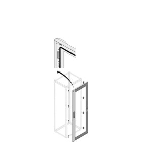 Дверь со стеклом IP40,H2000 ммW750 мм
