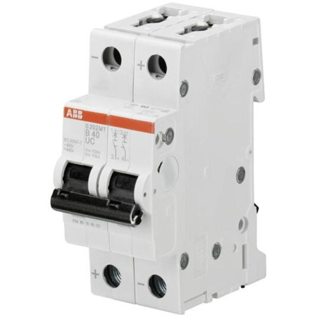 Выключатель автоматический двухполюсный S202MT UC 6А K 10кА (S202MT K6UC)