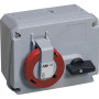 Розетка с выключателем и механической блокировкой 416MHS6W, 16A, 3P+N+E, IP67, 6ч