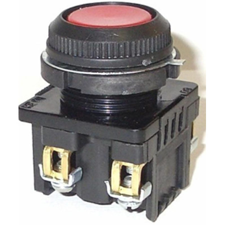 КЕ-181 У2 исп.5, красный, 1р, цилиндр, IP54, 10А ,660В, выключатель кнопочный (ЭТ)