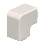 Крышка плоского угла кабельного канала WDK 30x30 мм (ПВХ,кремовый) (WDK HF30030CW)
