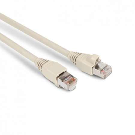 Патч-корд PC-LPM-STP-RJ45-RJ45-C6a-5M-LSZH-GY F/UTP, экранированный, Cat.6a, LSZH, 5 м, серый
