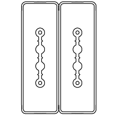 Секция прямая 1+1 точек отвода L3000мм, Cu, 2P+2P, 25A
