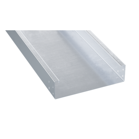 Лоток неперфорированный  80x300х3000, 0,8 мм, INOX304