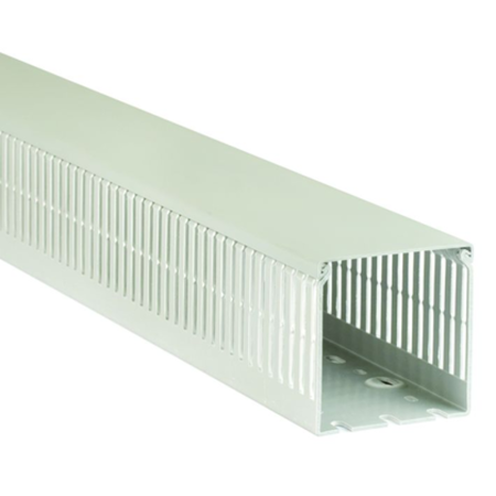 Короб перфорированный серый TD 25х25