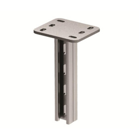 Вертикальный подвес двойной 41х21, L500, INOX 304