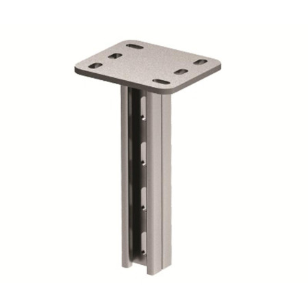 Вертикальный подвес двойной 41х21, L2000, INOX 304