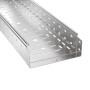 Лоток перфорированный 80х80х3000, толщ. 1,5мм, алюминий