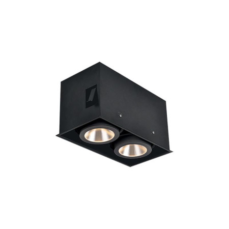 Светильник светодиодный ДВО ZIP B 215 2*15 BL D40 (w/o driver) 30Вт 3000К IP20