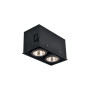 Светильник светодиодный ДВО ZIP B 215 2*15 BL D40 (w/o driver) 30Вт 3000К IP20