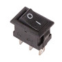 Выключатель клавишный 250V 3А (3с) ON-ON черный Micro