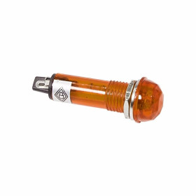 Индикатор ГРАНЕНЫЙ Ø10.2 220V желтый