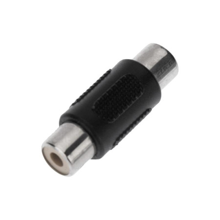 Переходник 1 гнездо RCA - 1 гнездо RCA, монокль