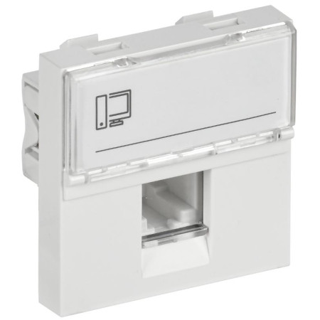 PRIMER РКИ-20-00-П-6 Розетка RJ45 кат.6 (2 модуля) белая