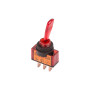 Тумблер 12V 20А (3c) ON-OFF однополюсный с красной подсветкой