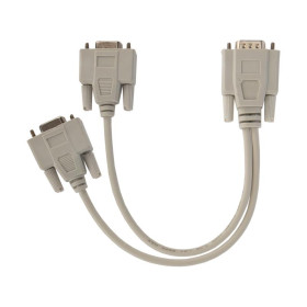 Переходник штекер VGA - 2 гнезда VGA, провод
