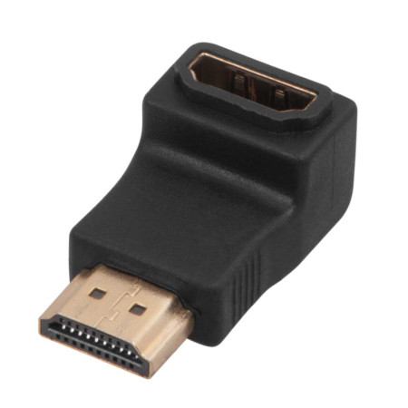 Переходник штекер HDMI - гнездо HDMI, угловой
